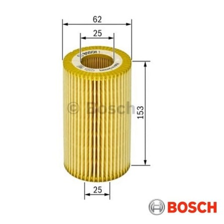 FIltr oleju Bosch P9619 - wymiary