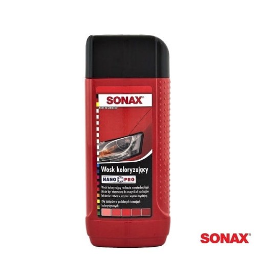 Przejdź do produktu SONAX Wosk koloryzujący NANO PRO 250ml CZERWONY (296441)