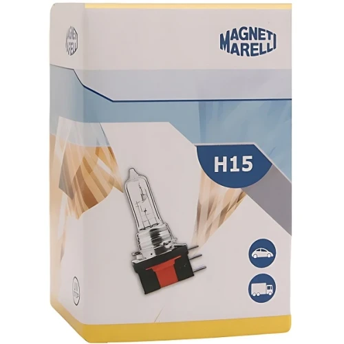 Przejdź do produktu Żarówka MAGNETI MARELLI 12V H15 (002557200000)