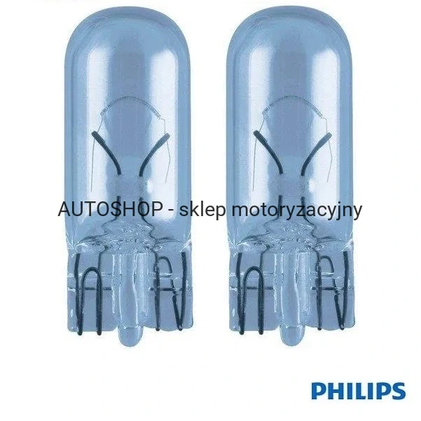 Żarówka Philips W5W WhiteVision Ultra no.12961WVUB2