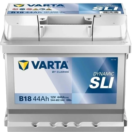 Akumulator rozruchowy Varta Blue Dynamic B18 SLI 44Ah 440A no. kat. 544402044
