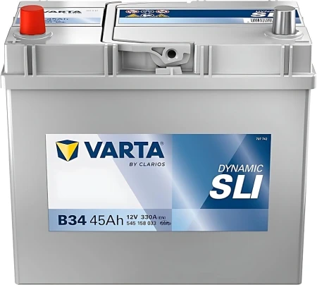 Akumulator rozruchowy Varta Blue Dynamic SLI B34 45Ah 330A  L+ JAPAN no. kat. 545158033