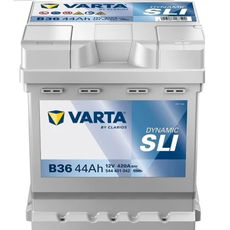 Akumulator rozruchowy Varta Blue Dynamic SLI B36 44Ah 420A  P+ no. kat. 544401042