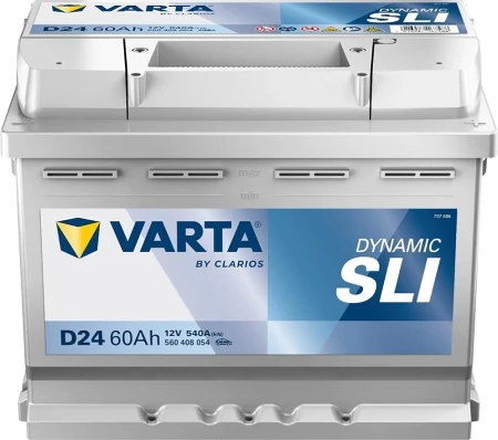 Akumulator rozruchowy Varta Blue Dynamic SLI D24 12V 60Ah 540A no. kat. 560408054
