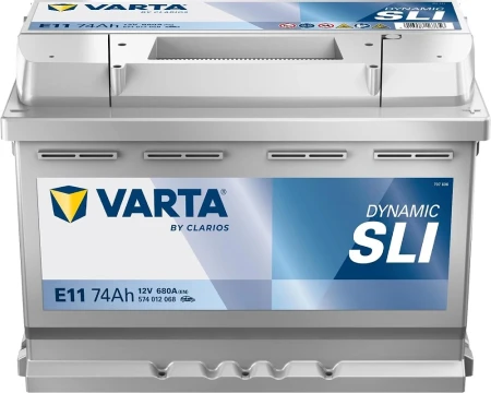 Akumulator rozruchowy Varta Blue Dynamic SLI  E11 12V 74Ah 680A P+ no. 574012068