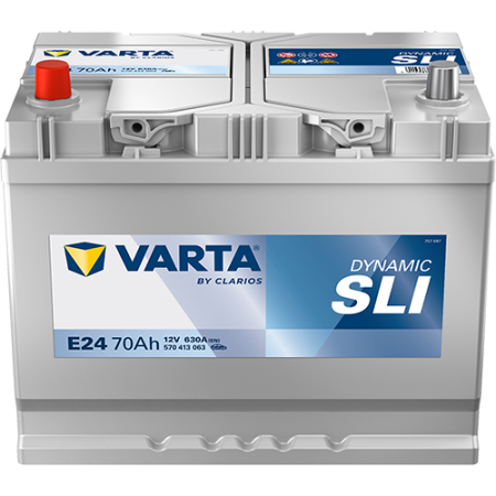 Akumulator rozruchowy Varta Blue Dynamic SLI  E24 12V 70Ah 630A L+ no. 5704133063 JAPAN