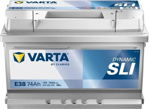 Przejdź do produktu VARTA Dynamic SLI E38 12V 74Ah/750A P+