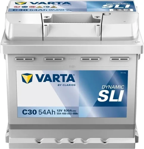 Przejdź do produktu VARTA Dynamic SLI C30 12V 54Ah/530A P+