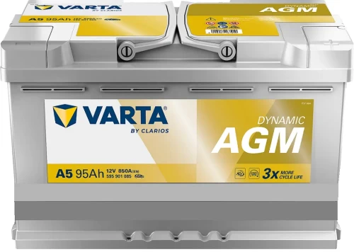 Przejdź do produktu VARTA Dynamic AGM A5 12V 95Ah/850A P+ 