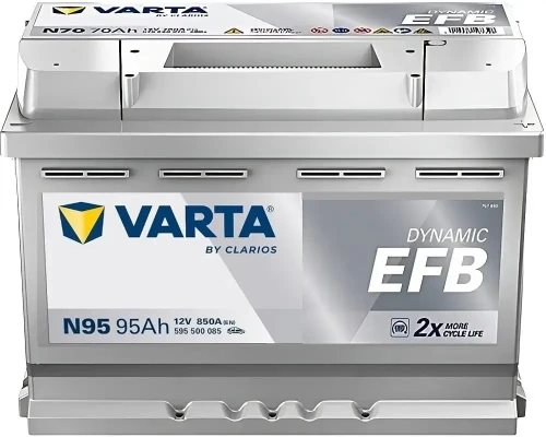 Przejdź do produktu VARTA Dynamic EFB N95 12V 95Ah/850A P+