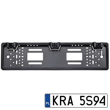 Ramka tablicy rejestracyjnej z czujnikami parkowania i cofania AMIO 03543Z