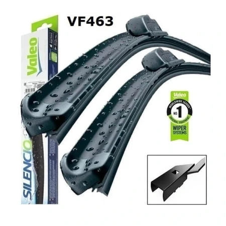 Wycieraczki przedniej szyby Valeo Silencio VF463 2sztuki