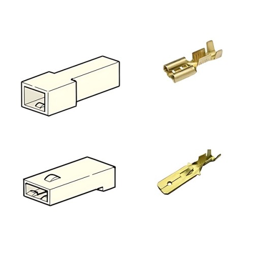 Przejdź do produktu Złącze elektryczne 1 stykowe, 1 pinowe 