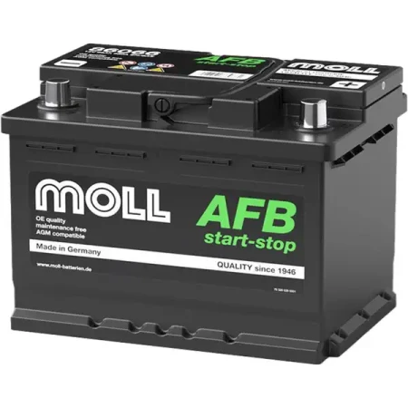 Akumulator MOLL AFB 66Ah/640A no. 86066