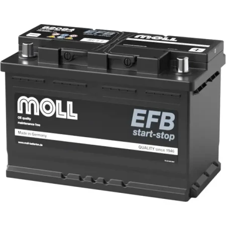 Akumulator rozruchowy MOLL 84Ah/800A no.82084