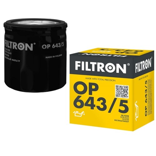 Przejdź do produktu Filtr oleju FILTRON OP643/5