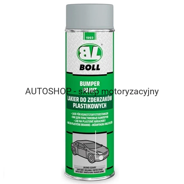BOLL Lakier do zderzaków plastikowych - jasnoszary