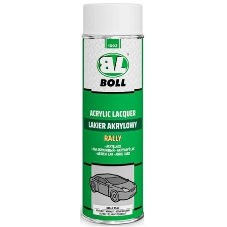 Boll Lakier akrylowy RALLY Biały Mat 500 ml
