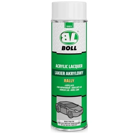 Boll Lakier akrylowy RALLY Biały Połysk 500 ml