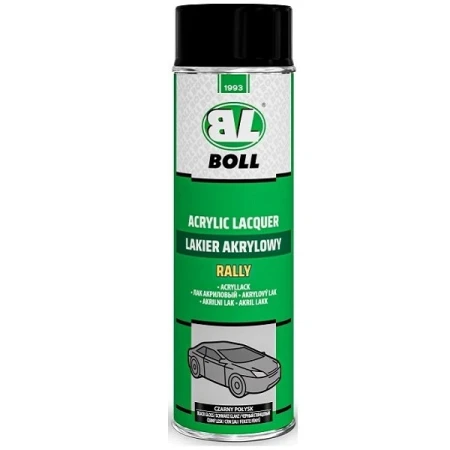 Boll Lakier akrylowy RALLY Czarny Połysk 500 ml