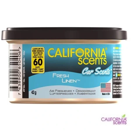 Zapach samochodowy California Scenets Fresch Linen