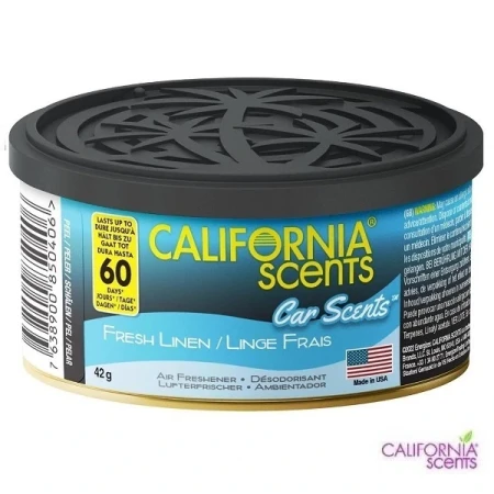 Zapach samochodowy California Scenets Fresch Linen