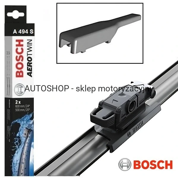 Wycieraczka samochodowa Bosch no. kat. A494S Zestaw 2szt.
