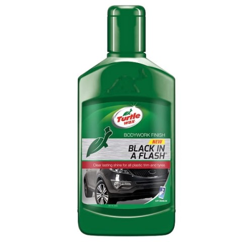 Przejdź do produktu TURTLE WAX Żel do renowacji plastików / Black In A Flash 300ml (70-176)
