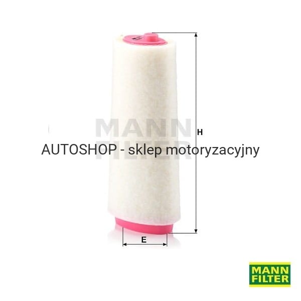 Filtr powietrza Mann Filter C15105/1 wymiary