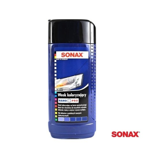 Przejdź do produktu SONAX Wosk koloryzujący NANO PRO 250ml NIEBIESKI (296241)