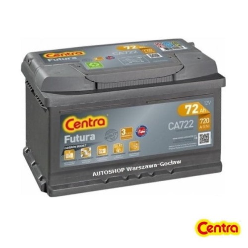 Przejdź do produktu CENTRA Futura CA722 12V 72Ah/720A P+