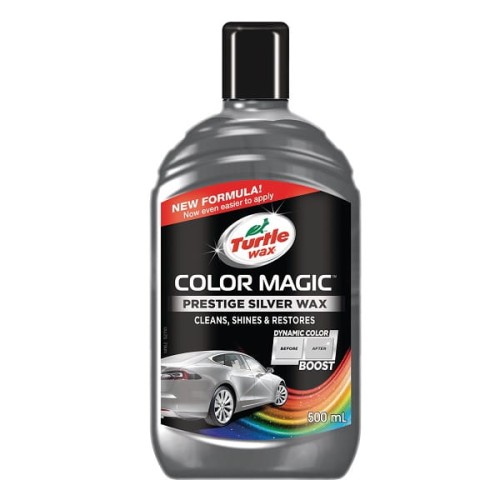 Przejdź do produktu TURTLE WAX Wosk koloryzujący COLOR MAGIC SREBRNY 500ml (70-202)