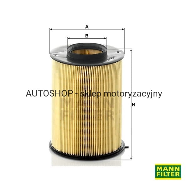 Filtr powietrza Mann Filter C16134/1-wymiary