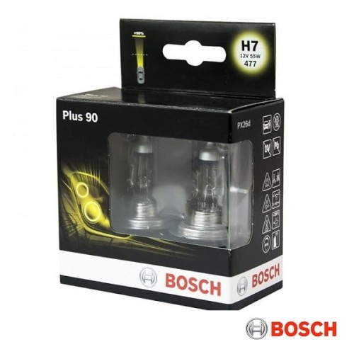 Przejdź do produktu Żarówka BOSCH 12V H7 Plus 90 55W 2szt. (1987301075)