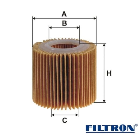 Filtr oleju Filtron OE685/3 wymiary