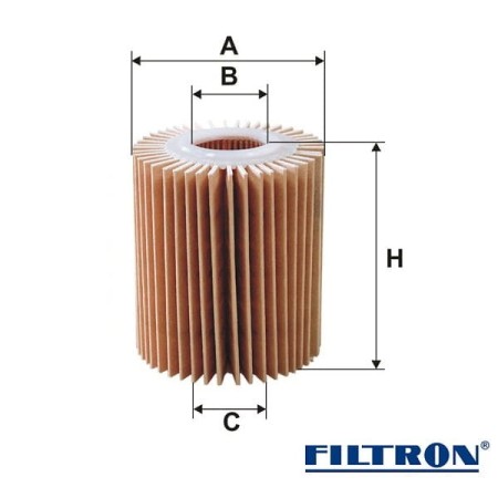 Filtr oleju Filtron OE685 wymiary