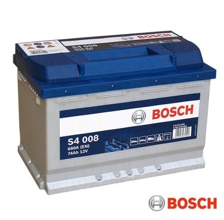Akumulator rozruchowy Bosch 74Ah/680A nr katalogowy S4 008
