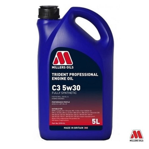 Przejdź do produktu Millers Oils Trident Professional C3 5W30 5L (no. 5999-5L)