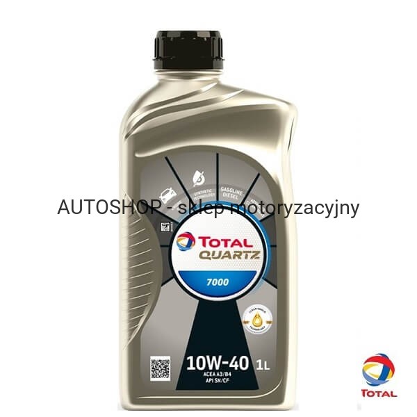 Olej silnikowyTotal Quartz 7000 10W40 1L