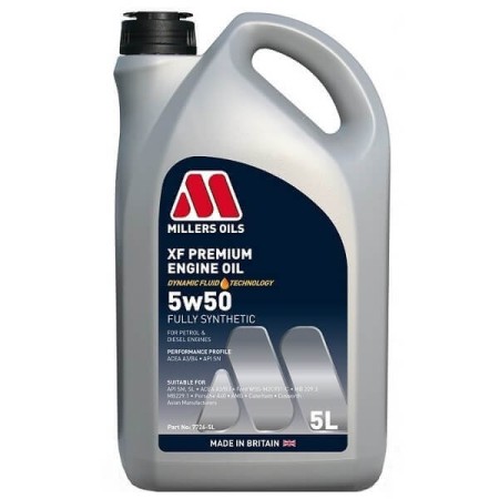Olej Millers Oils XF Premium DFT 5w50 5L