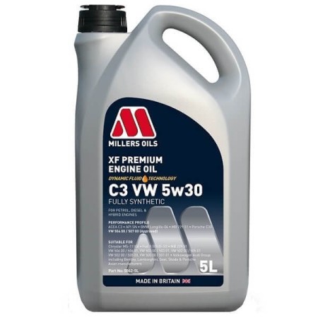 Olej Millers Oils XF Premium C3 VW DFT 5W30 5L 504-507