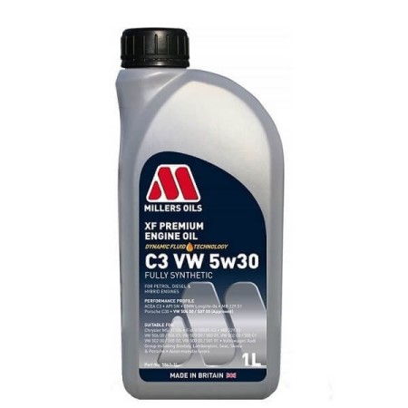 Olej Millers Oils XF Premium C3 VW DFT 5W30 1L 504-507
