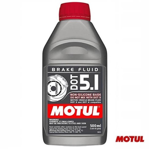 Przejdź do produktu Płyn hamulcowy MOTUL DOT5.1 0,5L (100950)