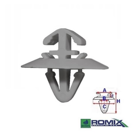 Spinka listwy Romix 71187