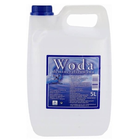 Woda demineralizowana nano Tech 5L
