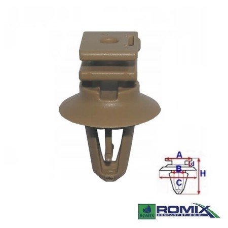 Spinka mocowania listwy progu Romix C60449