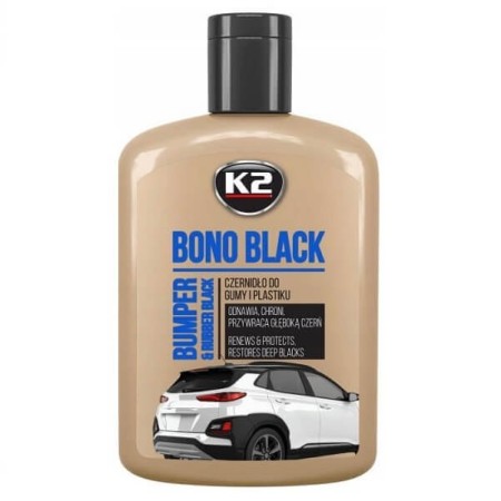 Czernidło do gumy i plastiku K2 Bono Black K030 200g