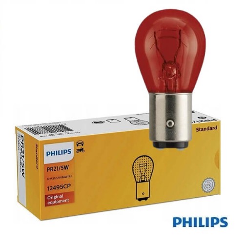 Przejdź do produktu Żarówka Philips 12V PR21/5W (12495CP)