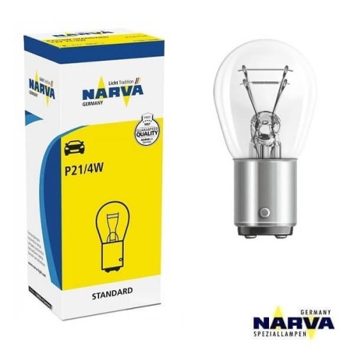 Przejdź do produktu Żarówka NARVA 12V P21/4W Standard (17881)
