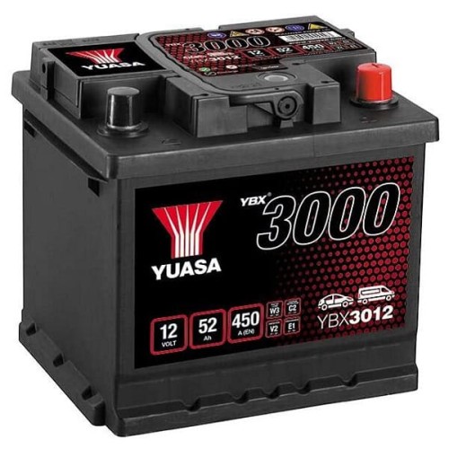 Przejdź do produktu Akumulator YUASA YBX3012 12V 52Ah 450A